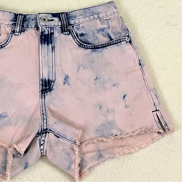 rag & bone/JEAN size 27 bleach blush and dark blue cutoff shorts - Picture 9 of 13